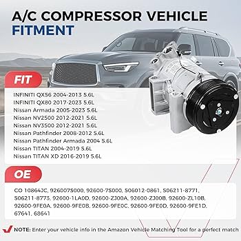 Amazon.com: Zynrako Air Conditioner AC Compressor for
