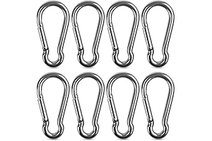 M4 x 1.57 Inch Heavy Duty Carabiner Clip for Hammock Swing Set Outdoor Adventure