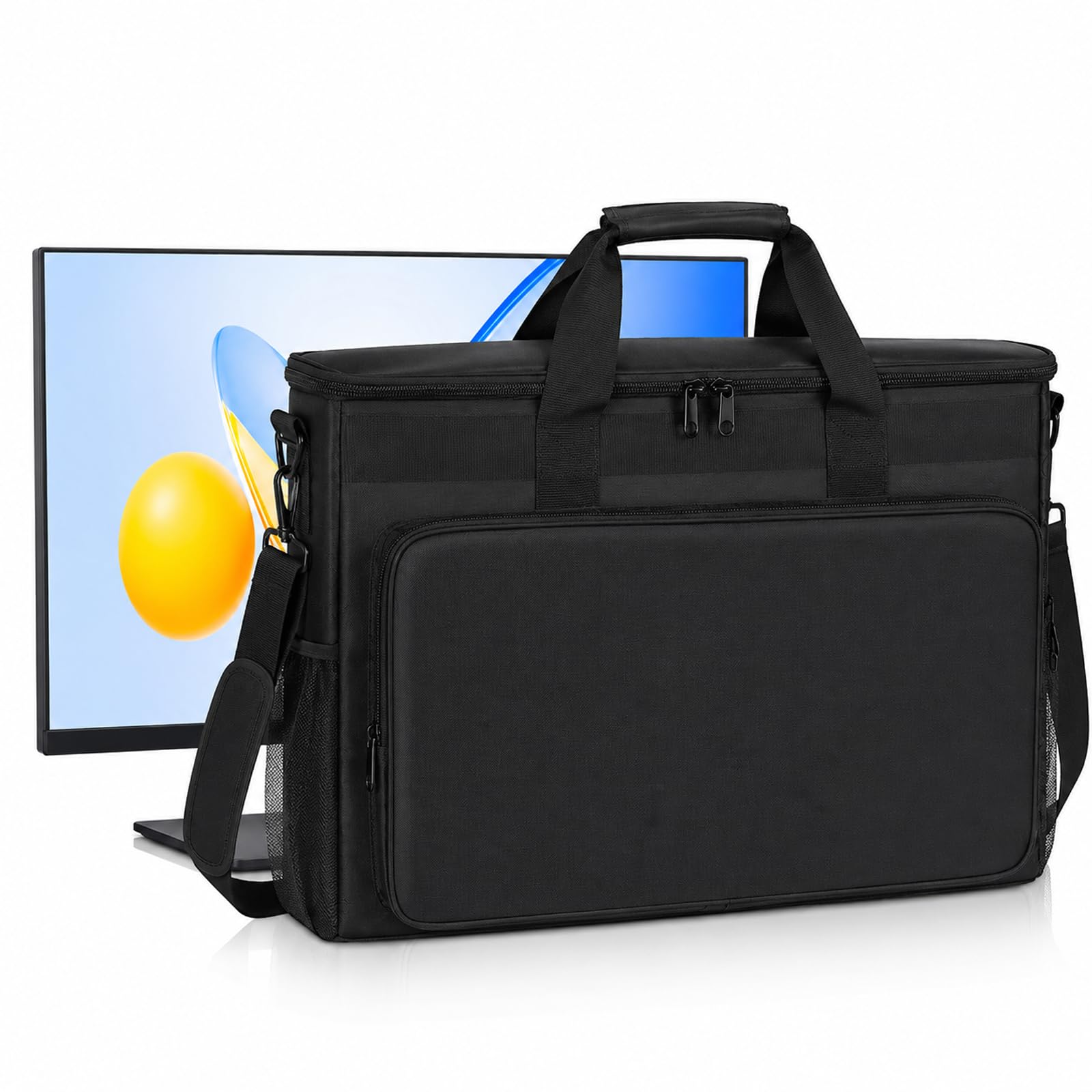 68,6–81,3 cm (27 - 32 Zoll) große Monitor-Reisetasche, gepolsterte Tragetasche mit Zubehörfach