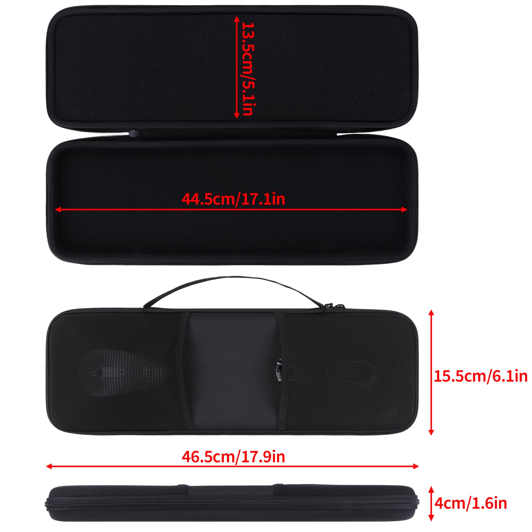 Dur Étui de Protection Compatible avec Logitech MX Mechanical Clavier (Noir)