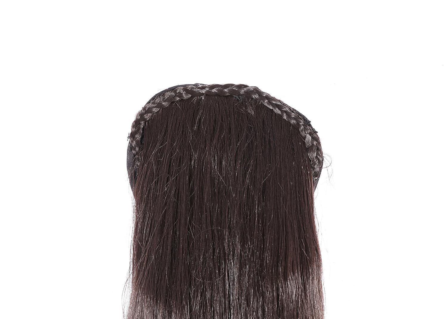 Saiya straight Juda Wig for Women And Girls, Juda Accessories for Women and girls, Hair Extension 26 Inches (Brown)