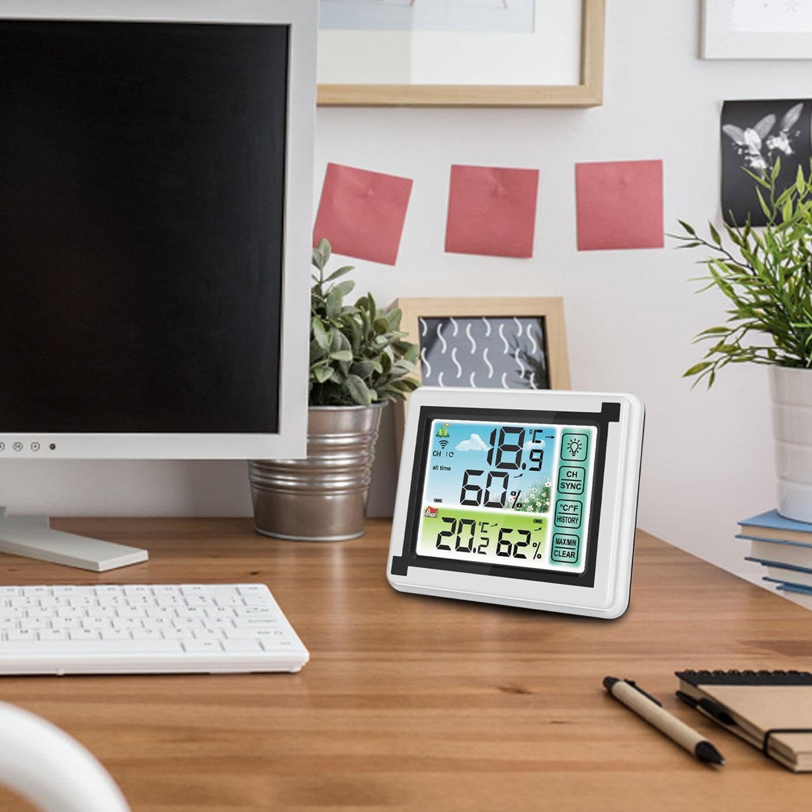 Display sensore di temperatura esterna - Kit termometro digitale wireless