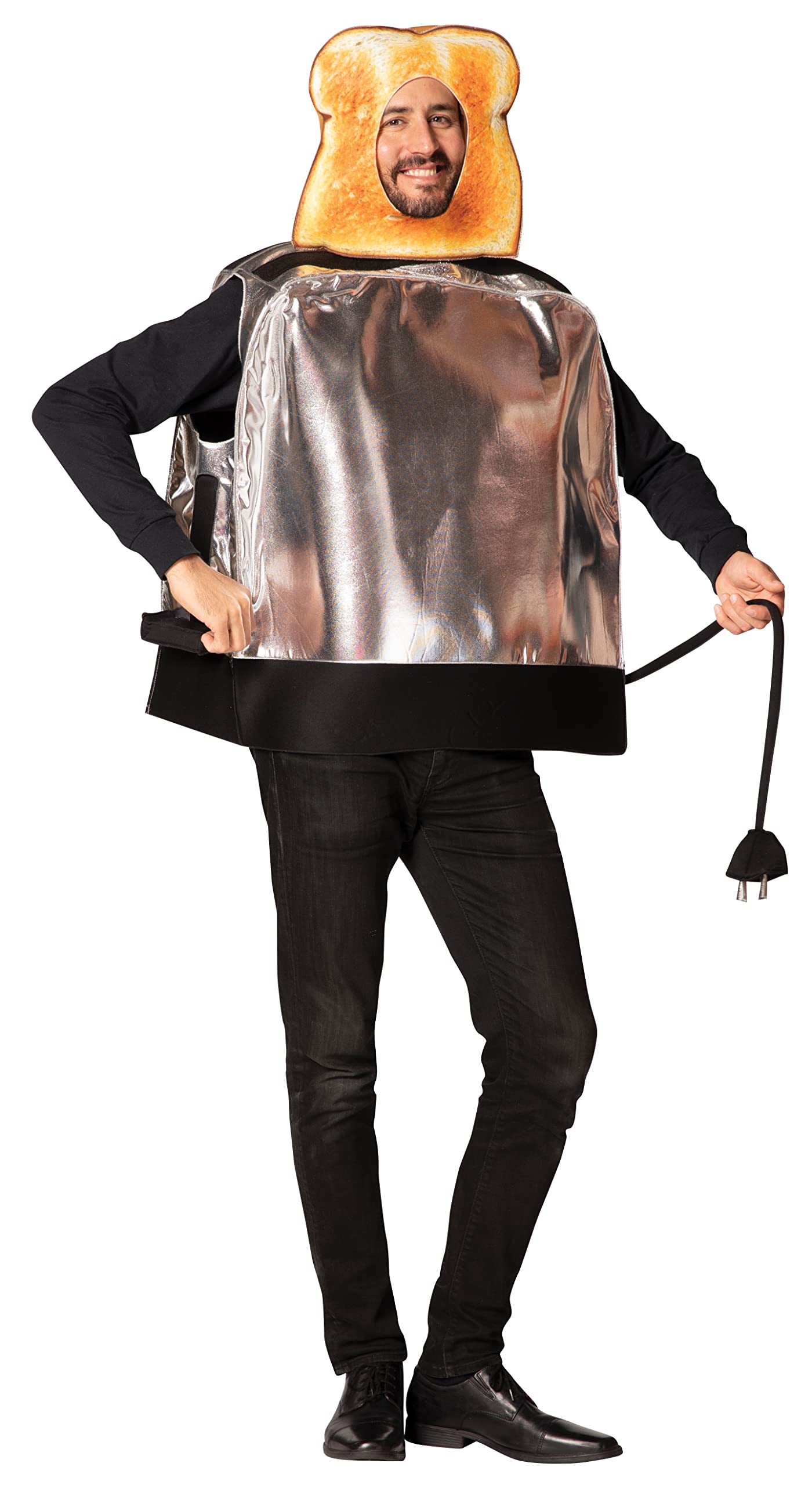 Toster kostium sprzęt kuchenny brojler frytkownica piekarnik pieczenie grill tostowy przebranie przebranie cosplay kostiumy na imprezę, dla dorosłych jeden rozmiar
