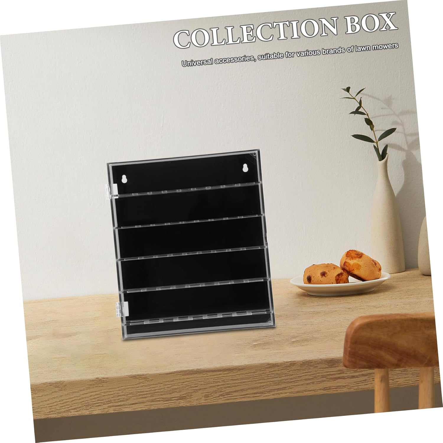 Medal Display Holder Acrylic Collection Box Stand for Coins Medals Badges Poker Chips