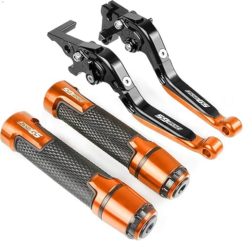 Vista 21 de for BMW F650GS F 650GS 2000 2001 2002 2003 2004 2005 F 650 GS Motorcycle CNC Brake Clutch Lever+22MM Handle Grips Handlebar (Color : 19)