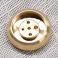 Vista 8 de Soporte de incienso de latón, soporte para palo de incienso, quemador de bobina, colector de cenizas de cono de aleación para varillas de incienso