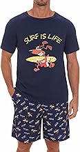 Men's Pyjamas Summer Cotton Short Pyjamas Man with Print Pyjamas Summer Man Cotton for Summer Short Pyjamas Sets Men Pyjamas and Loungewear at Home