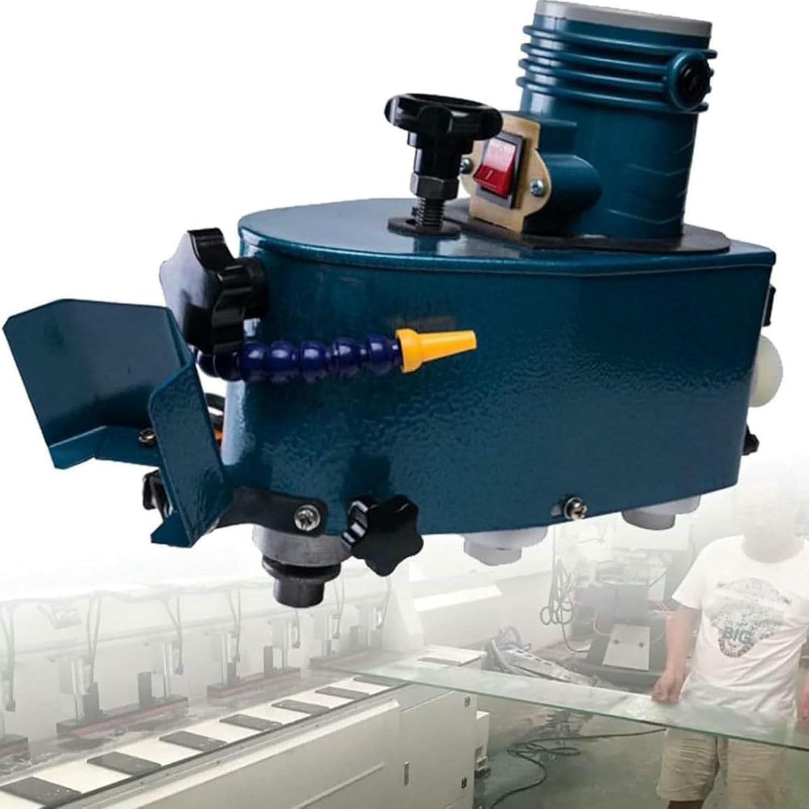 Machine électrique à bordure de verre CNPRAZ 8000r/min portable avec meule BD