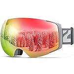 ZIONOR X4 Ski Goggles Magnetic Lens - Snowboard Goggles for Men Women Adult - Snow Goggles Anti-fog UV Protection