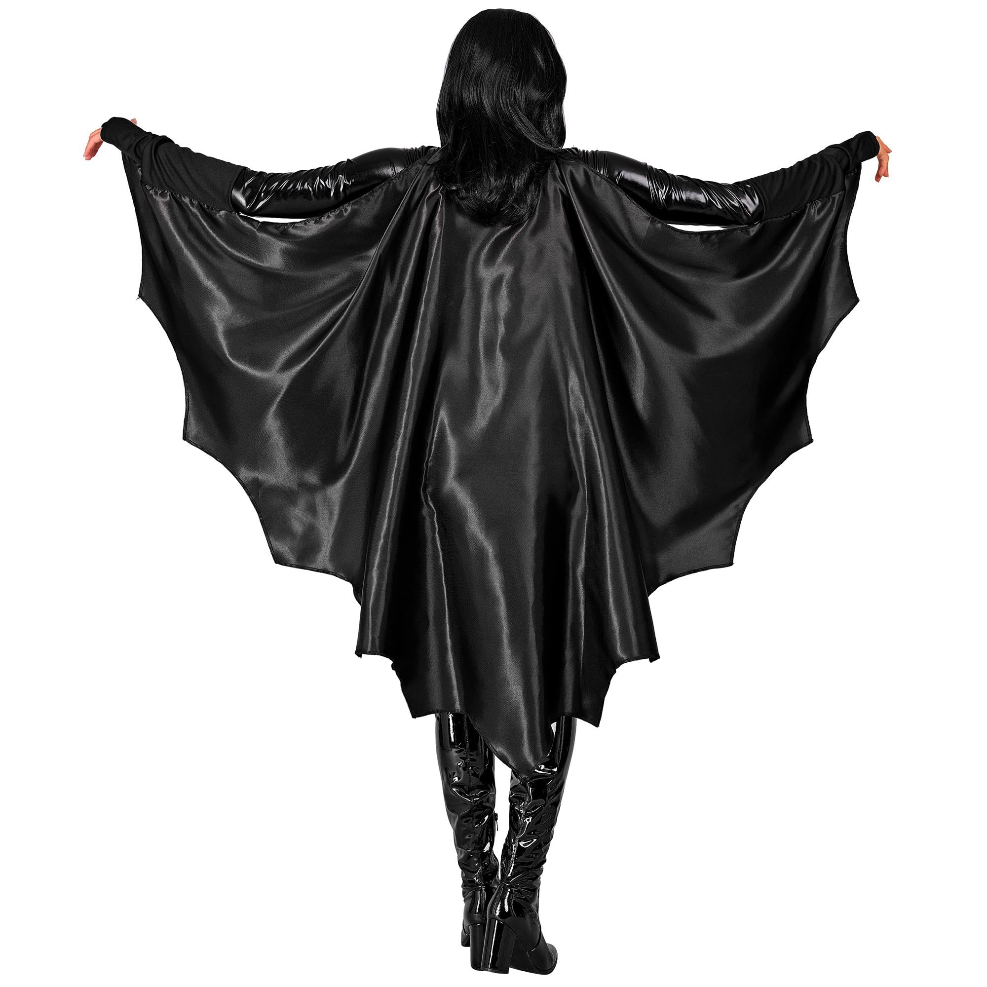 W WIDMANN MILANO Party Fashion - Adult Bat Cape Black Cape Animal Costume Fancy Dress Halloween Carnival - Image 3