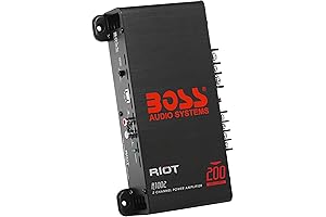 BOSS Audio Systems R1002 Riot Series 2 Channel Subwoofer Amplifier