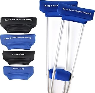 KpaopaoK Crutch Pads, Advanced Crutches Accessories, Soft Foam Underarm Non-Slip Accessories Adult, Armpit Forearm Handle ...