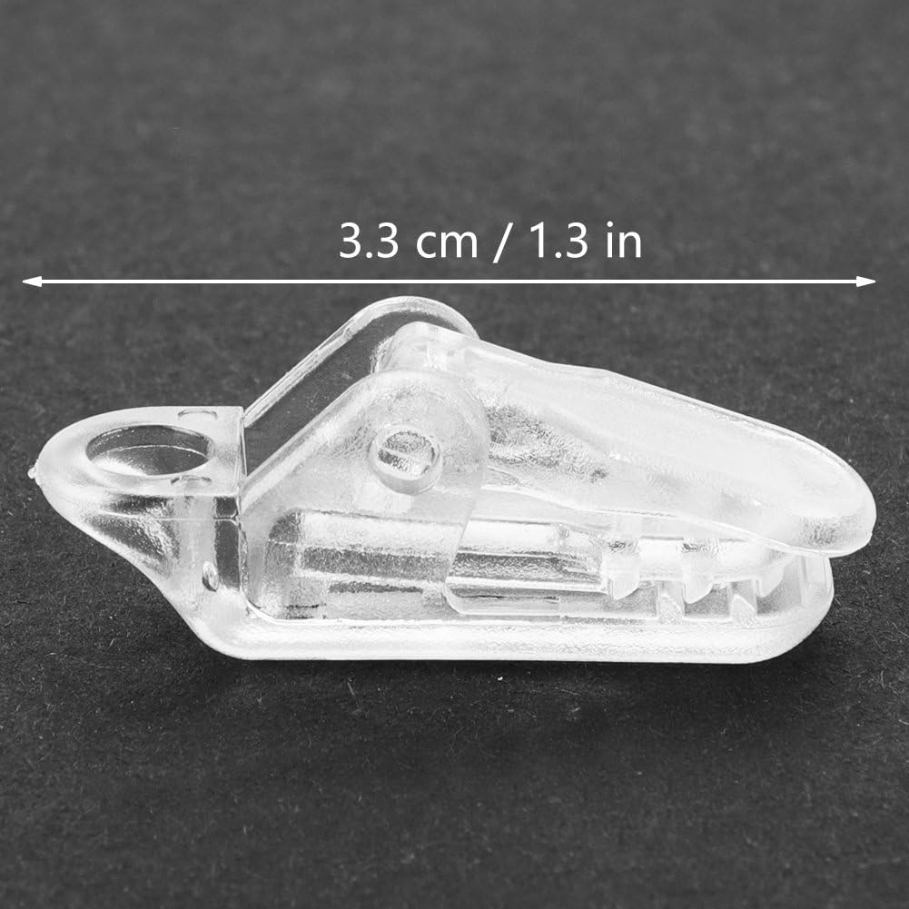 20 PCS Tents Clip Plastic Tent Clamp Jaw Tent Snaps Awning Wind Rope Clamp For Canopy Windproof Pull Hook