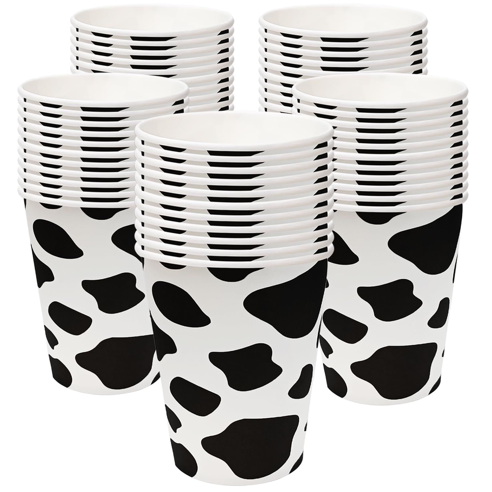 Amazon.com: EaciTown 50 Pcs Cow Cups Cow Print Paper Cups Cowgirl Cups ...