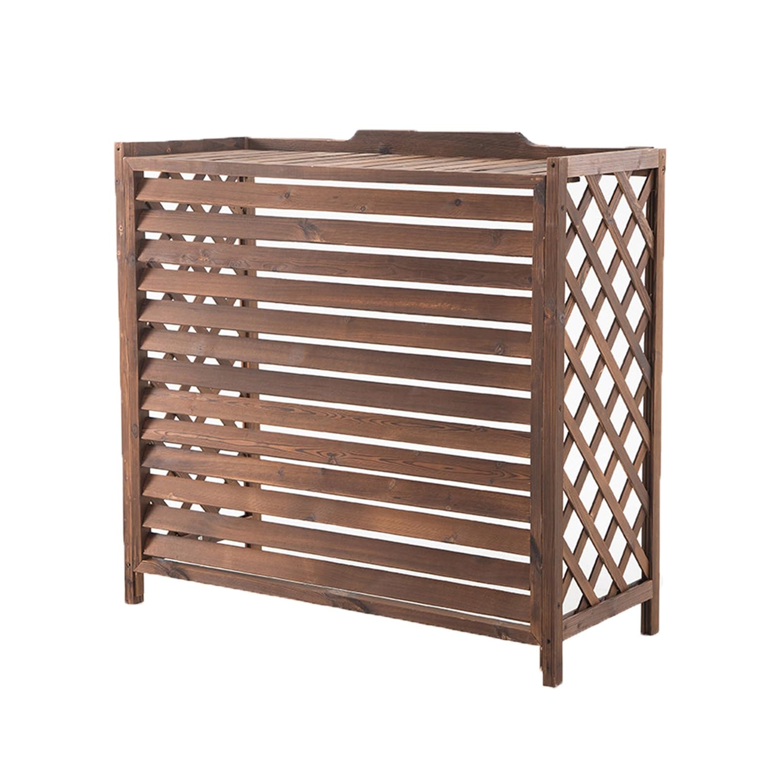 Lmvyuvlf One Color Wood Air Conditioner Cover, 81X30x72cm,96X40x89cm,105X47x80cm,115X54x95cm, Reinforced Air Conditioning Cover, Decorative And Durable, For Home, Hotel, For(96X40x89cm/37.7X15.7x35in)