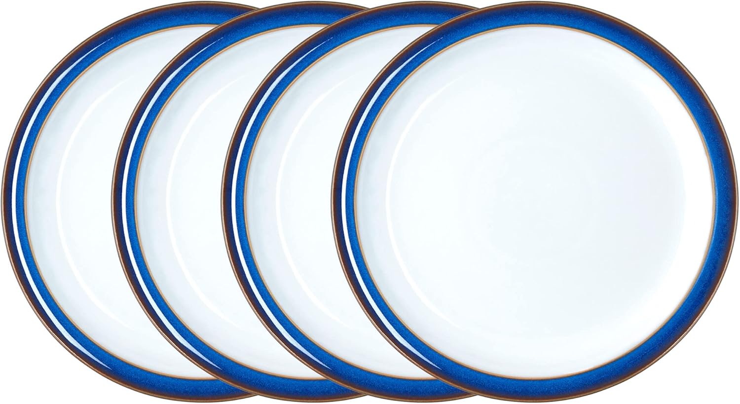 Denby Blue Medium Plate Set of 4, 001048604 Amazon.co.uk Home & Kitchen
