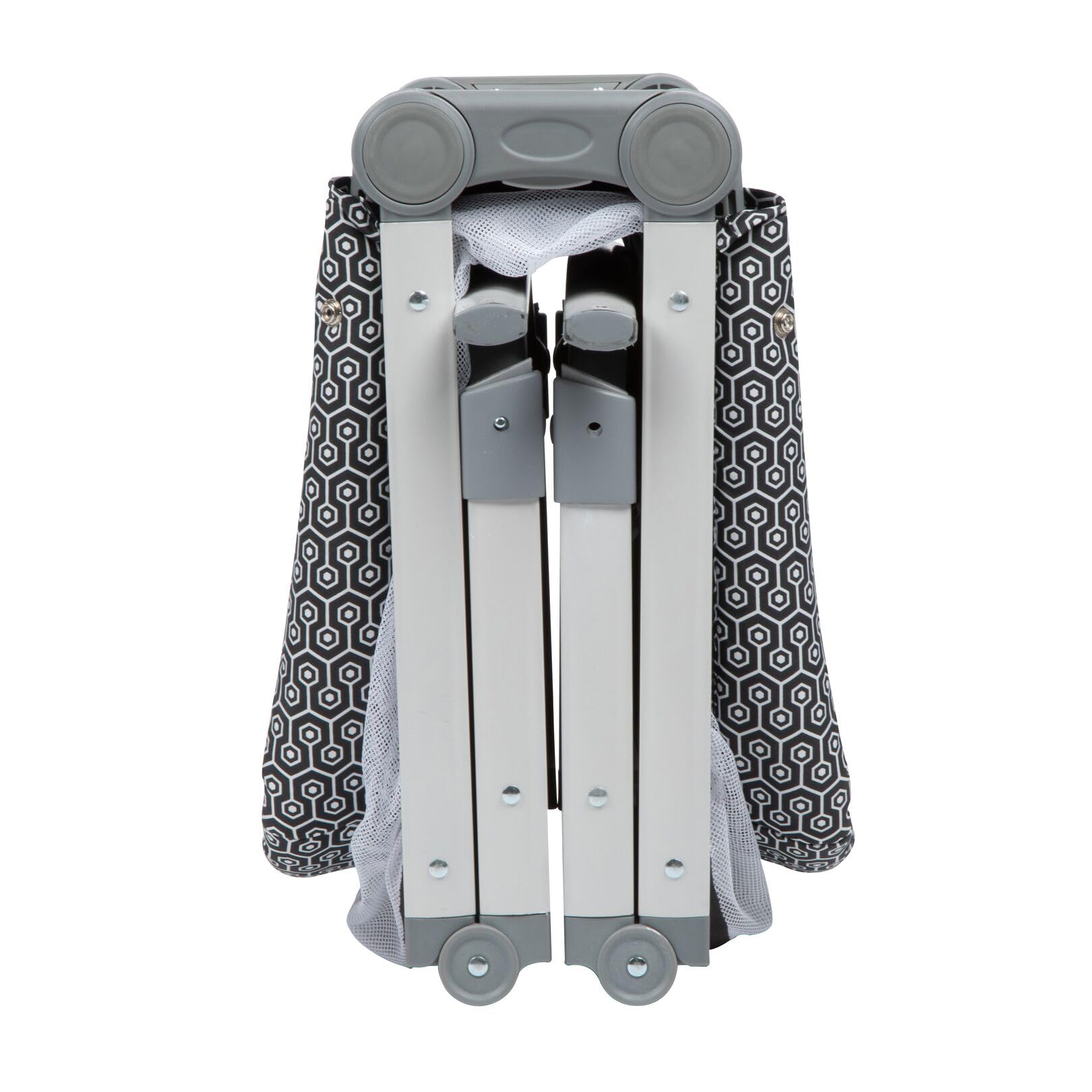 Safety 1st Morning Star Rocker - Cuna plegable para bebé con bolsa de viaje, adecuada desde el nacimiento hasta aproximadamente 9 meses, geométrica (negro)