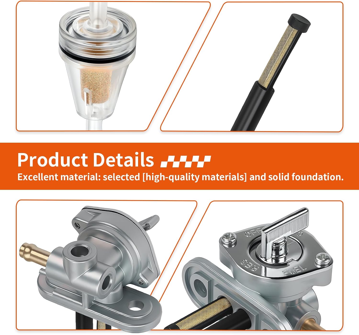 Aluminum Fuel Valve Petcock For Polaris Magnum 425 Big Boss Scrambler 500 1995-2001 7052190