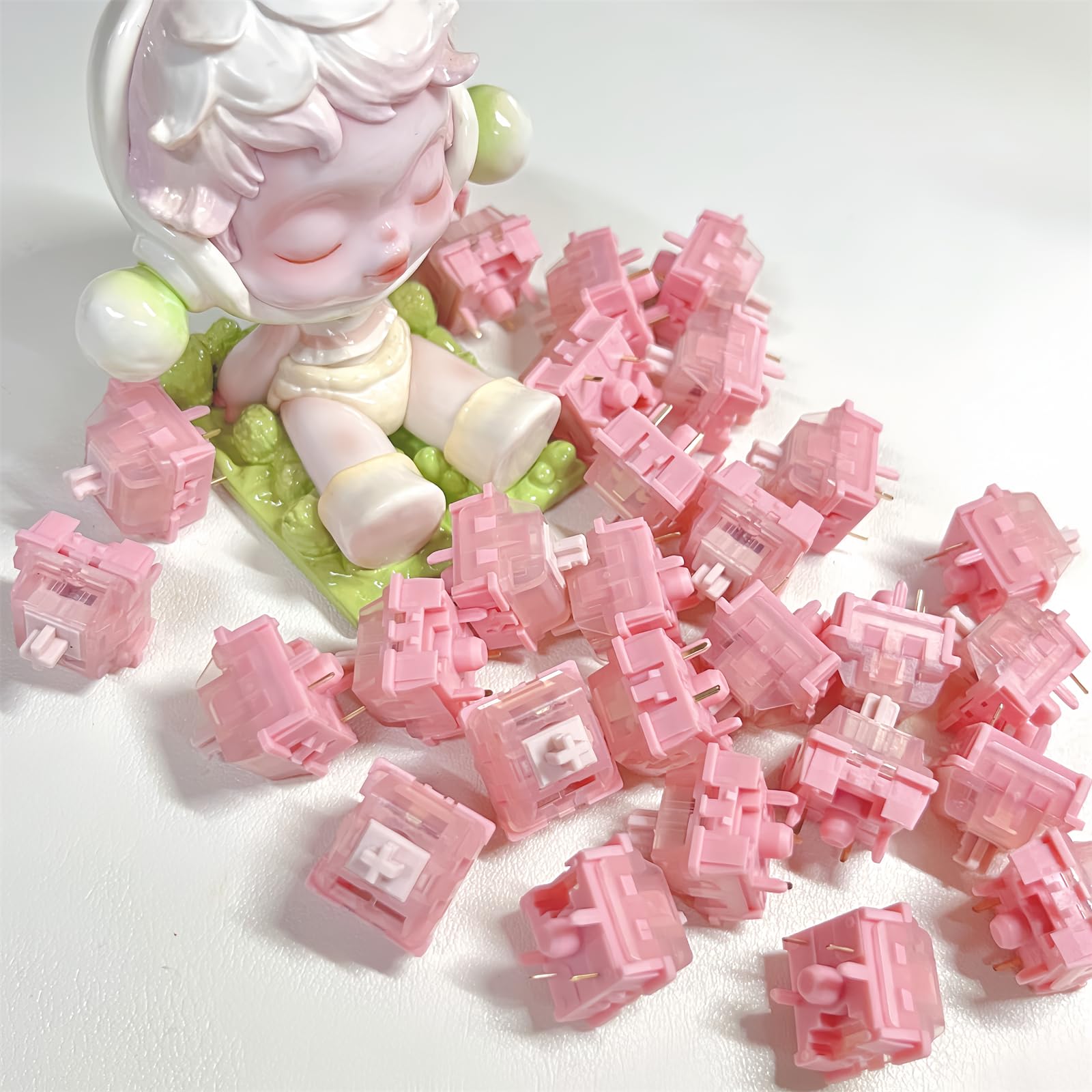 ZMX Cherry Blossom Keyboard Switches,42gf Linear Switch Factory