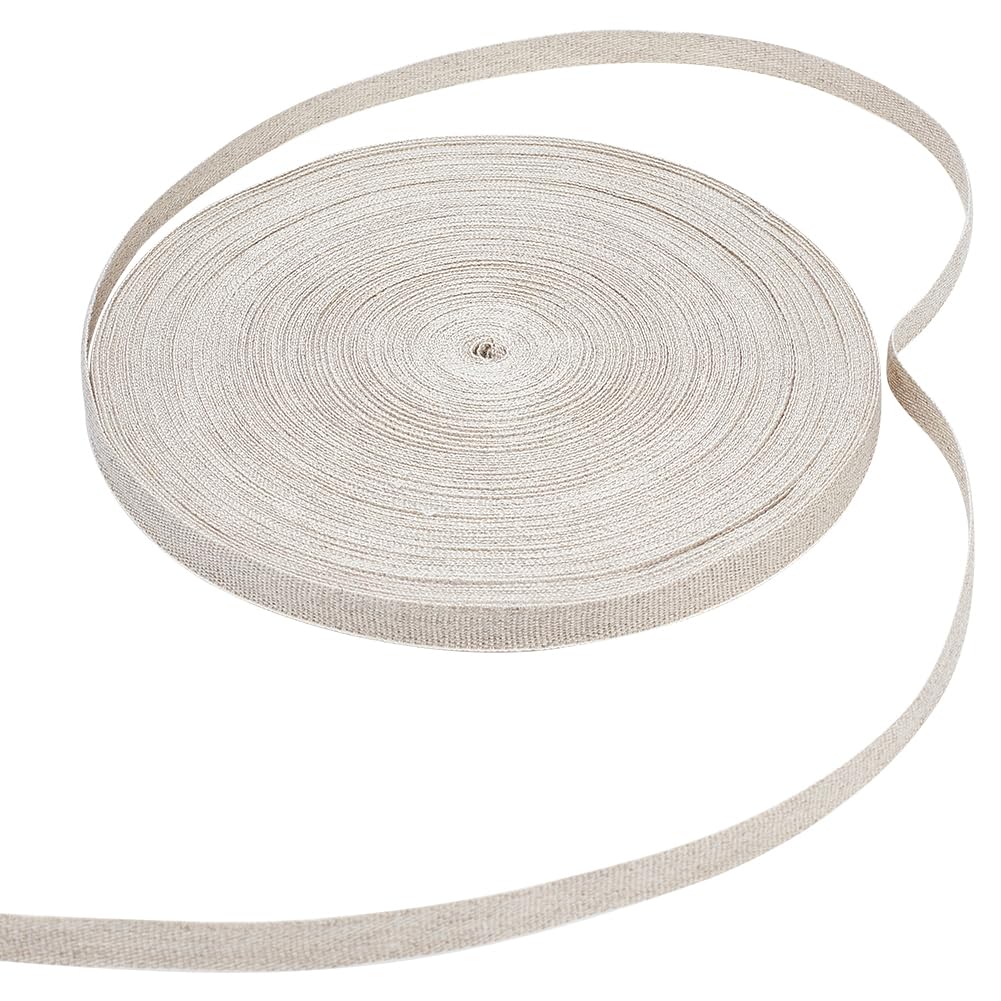 BENECREAT Linen Binding Book Tape, 54 Yards Bisque Bookbinding Tape Cloth 0.4 Inch/10mm Bookbinding Supplies for Book Binding Sewing SignaturesArts Enthusiast
