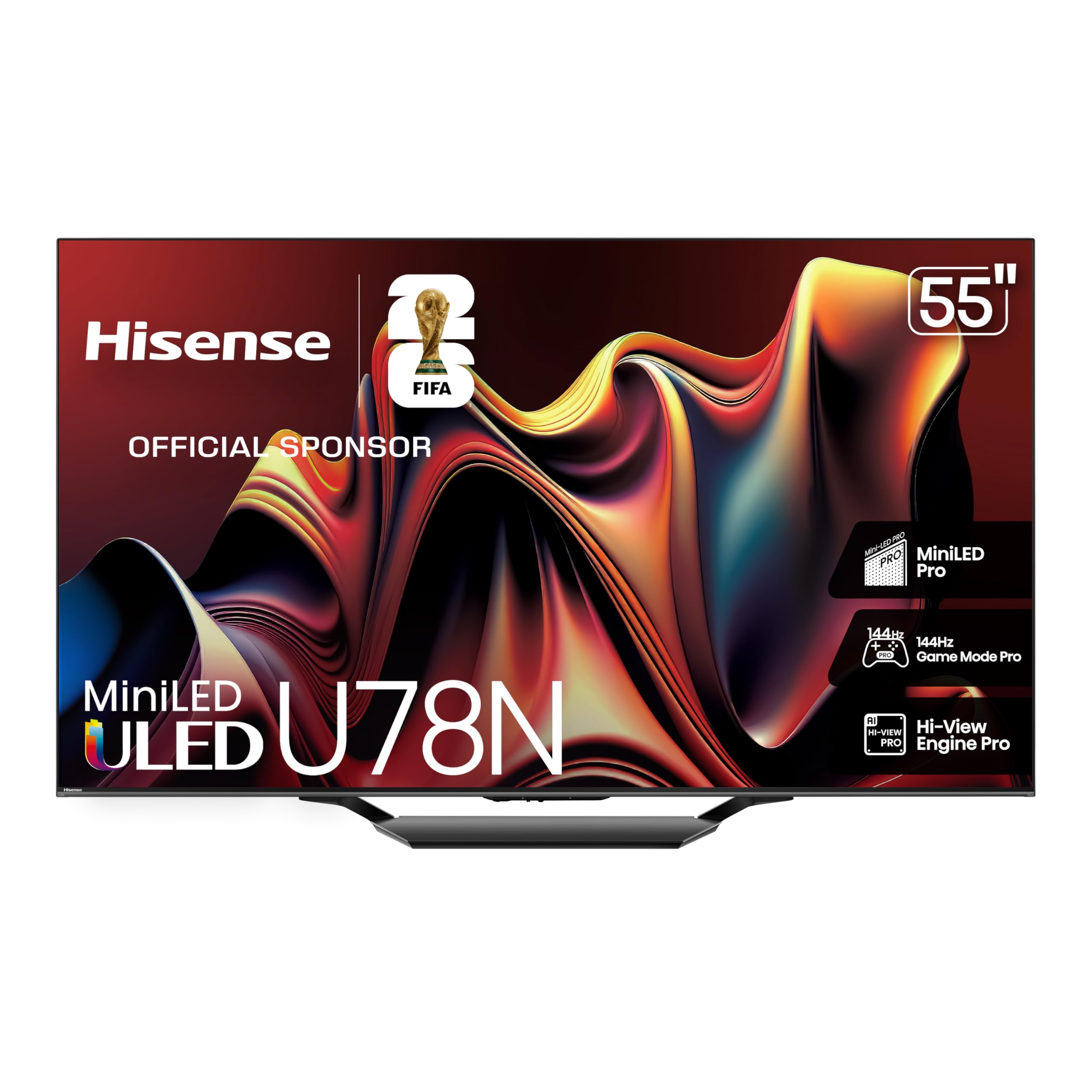 Hisense 55U78N-55 inch Mini-LED PRO 4K QLED 144Hz Google TV with