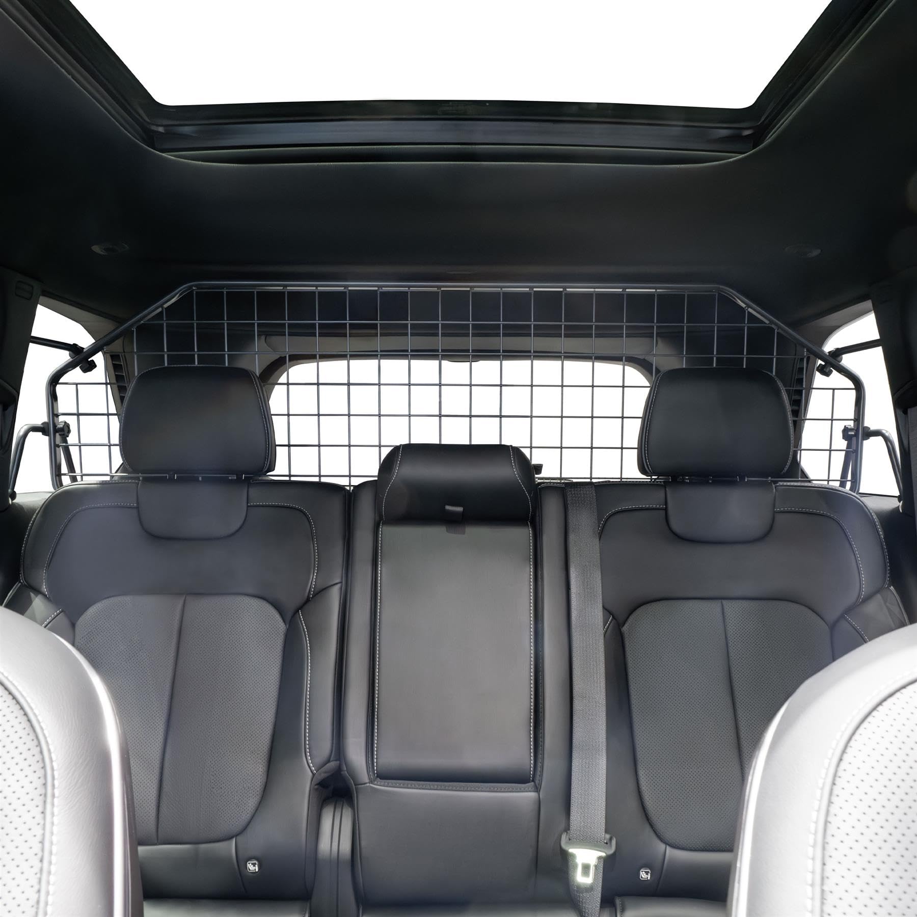 Travall Grille de séparation pour chien compatible avec Jeep Grand Cherokee (2021) - Protection de coffre spécifique au véhicule - Grille de séparation - Répartiteur de charge - En acier robuste