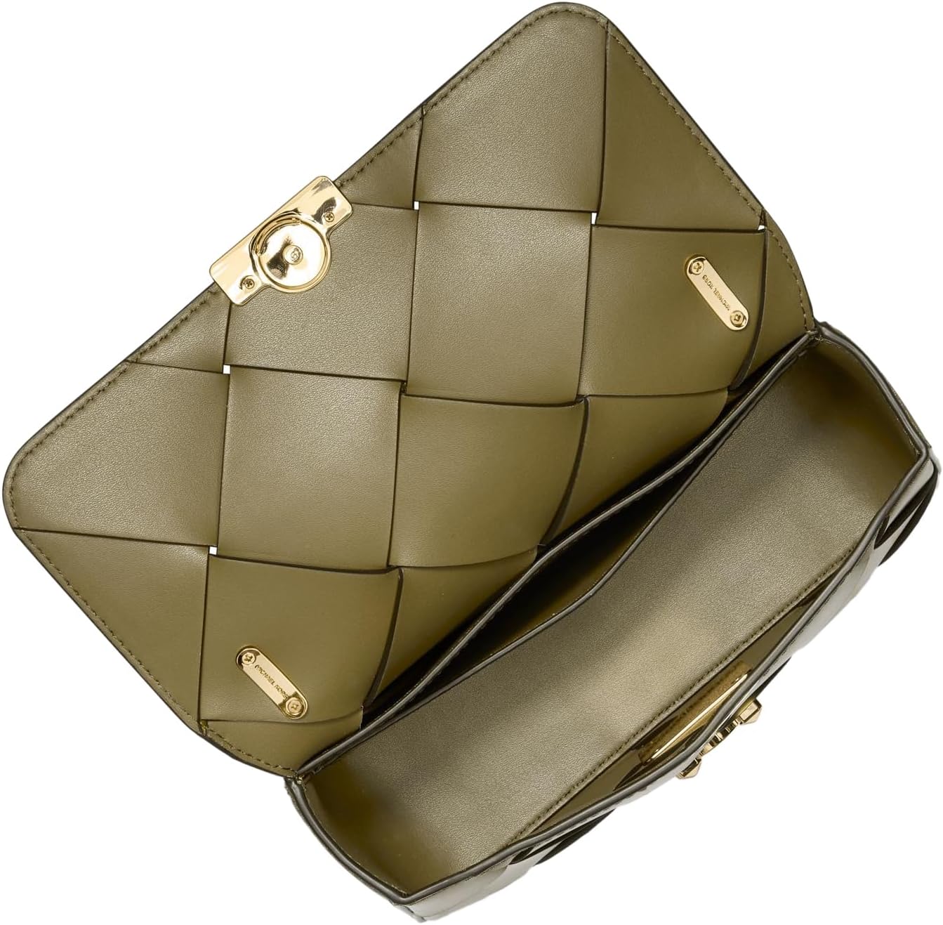 Michael Kors Womens Tribeca Small Convertible Chain Shoulder Bag