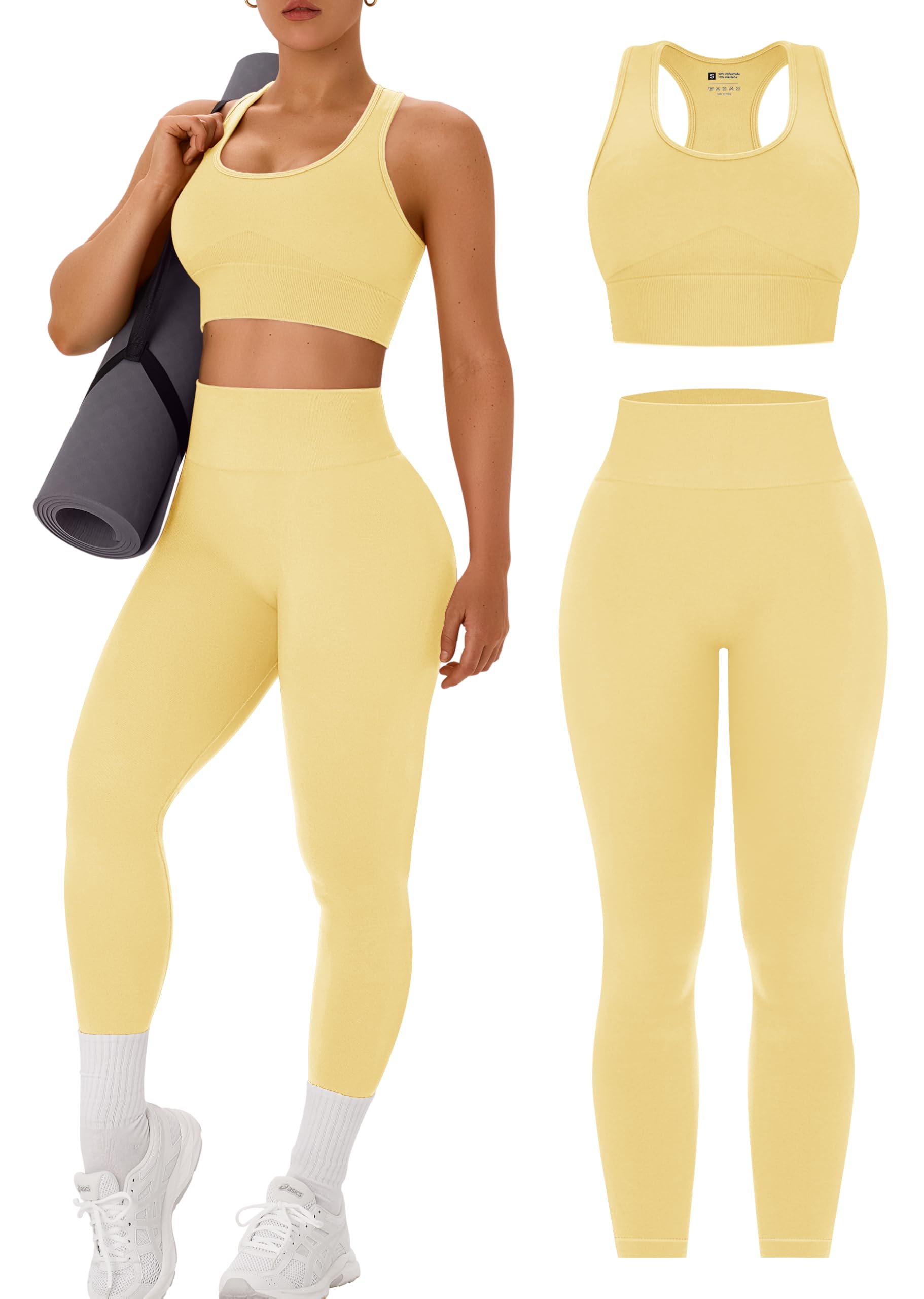 OLCHEE Racerback High Waist Set