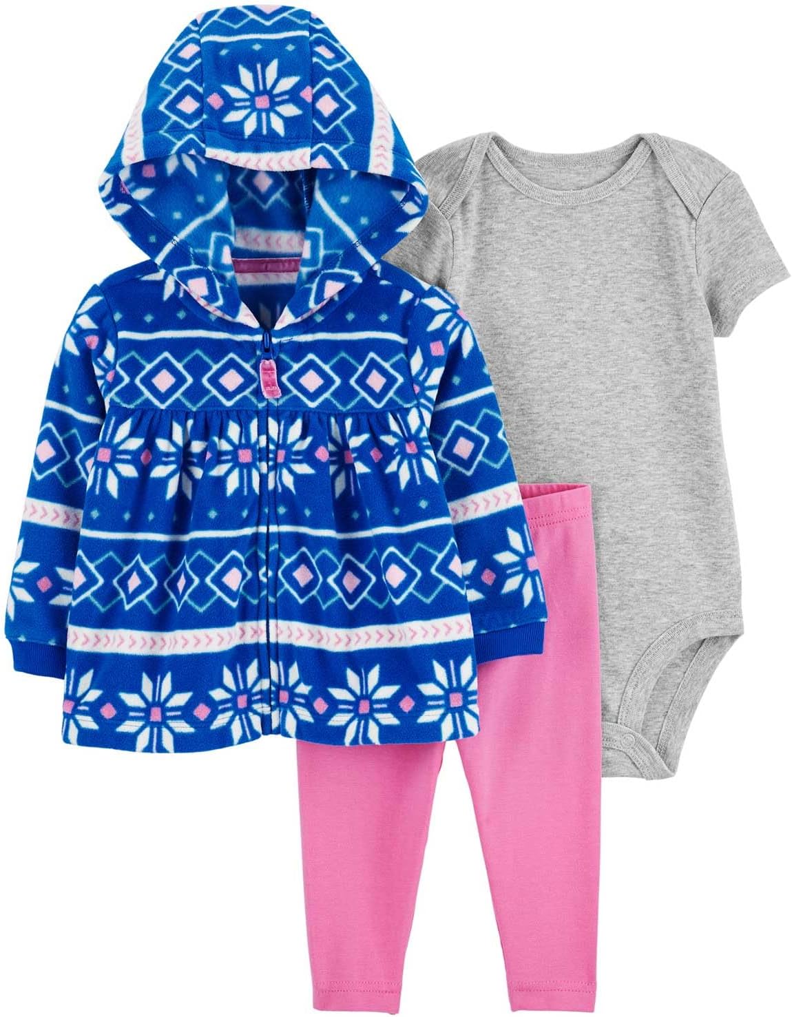 Carter's baby-girls 3-piece Layette Set