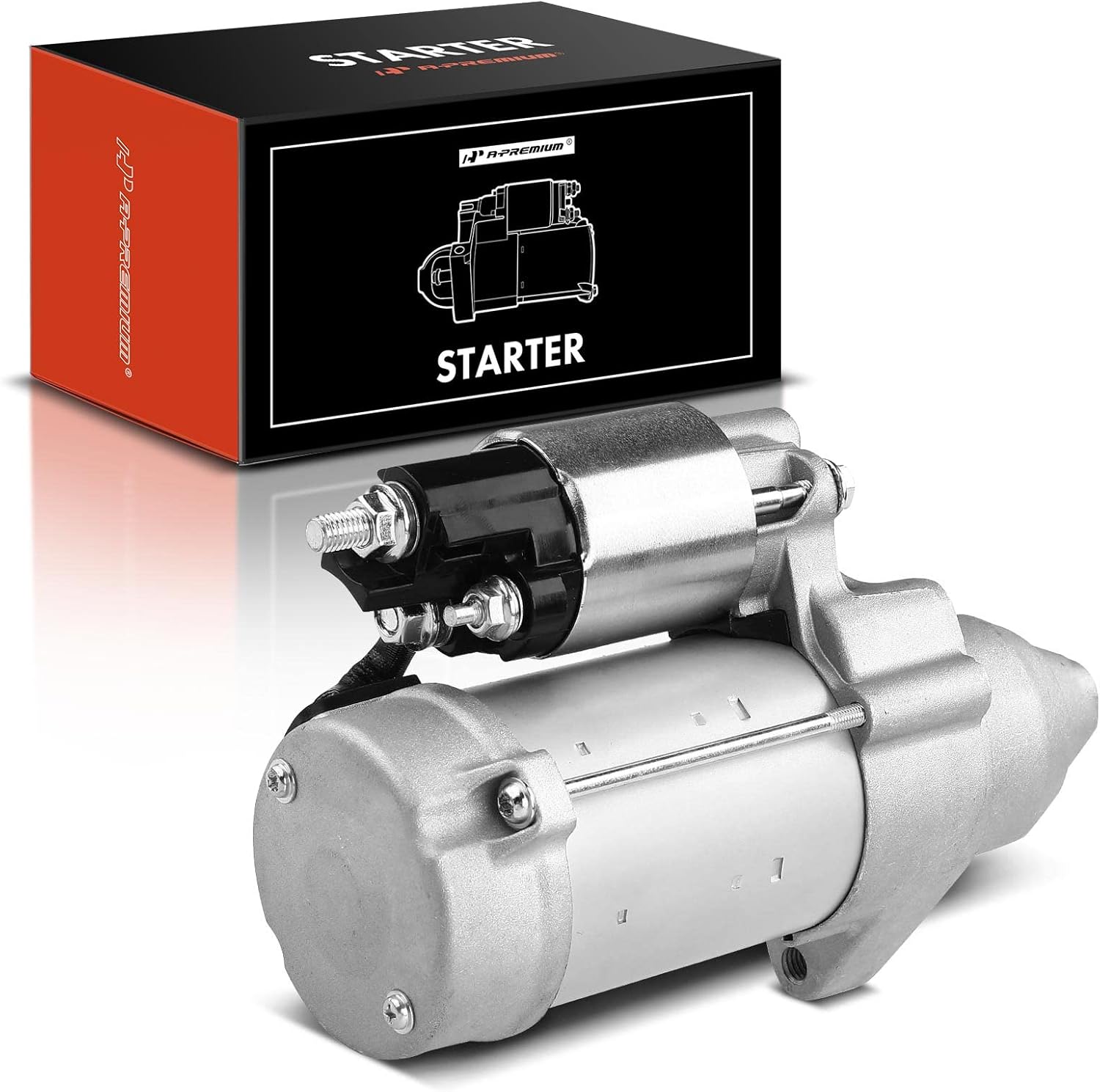 A-Premium Starter Motor Compatible with Mercedes-Benz C300 C350e E300 GLC300 GLC350e Metris SLC300 SLK300 & Infiniti Q50 Q60, 2016-2020, L4 2.0L, 12V 1.7KW 13 Teeth Clockwise, Replace# 274-906-21-00