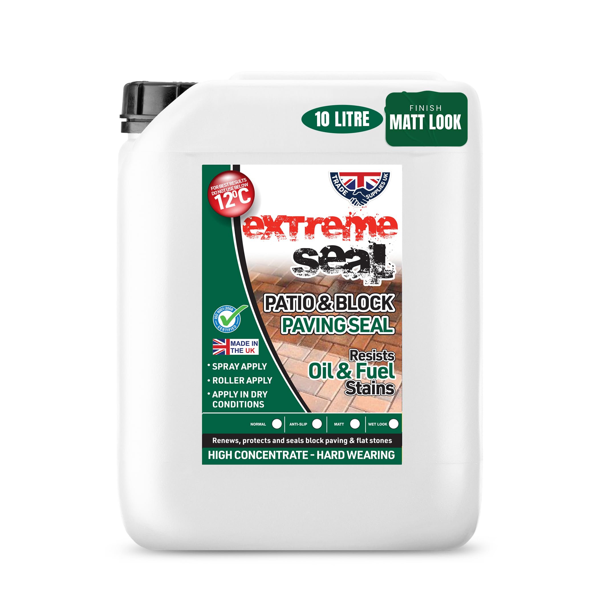 EXTREME SEAL PATIO & BLOCK PAVING SEALER (10L, Matt Look)