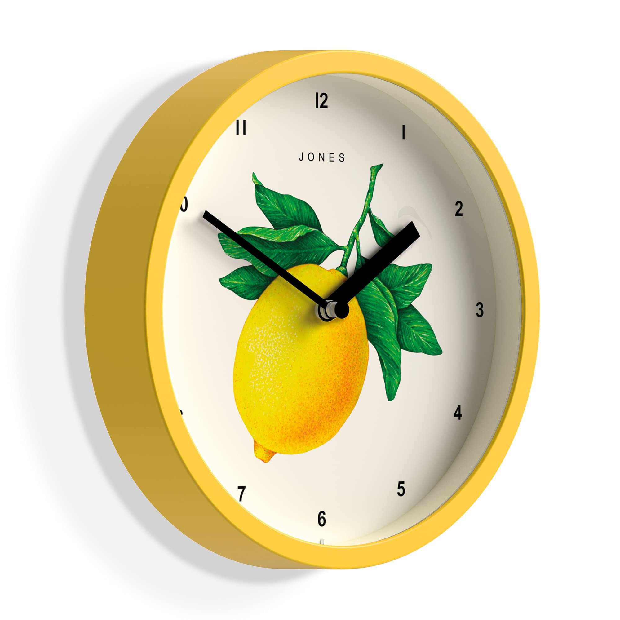 Jones Clocks® Fruit wall clock, Lemon, 37 x 200 x 200 millimetres - Image 2