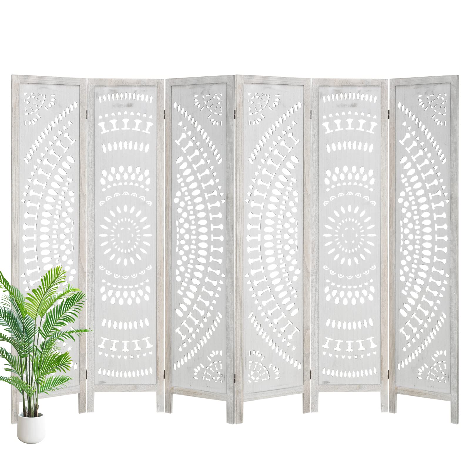 Buy Room Divider 6 Panel, Partition Room Dividers, Cutout Room