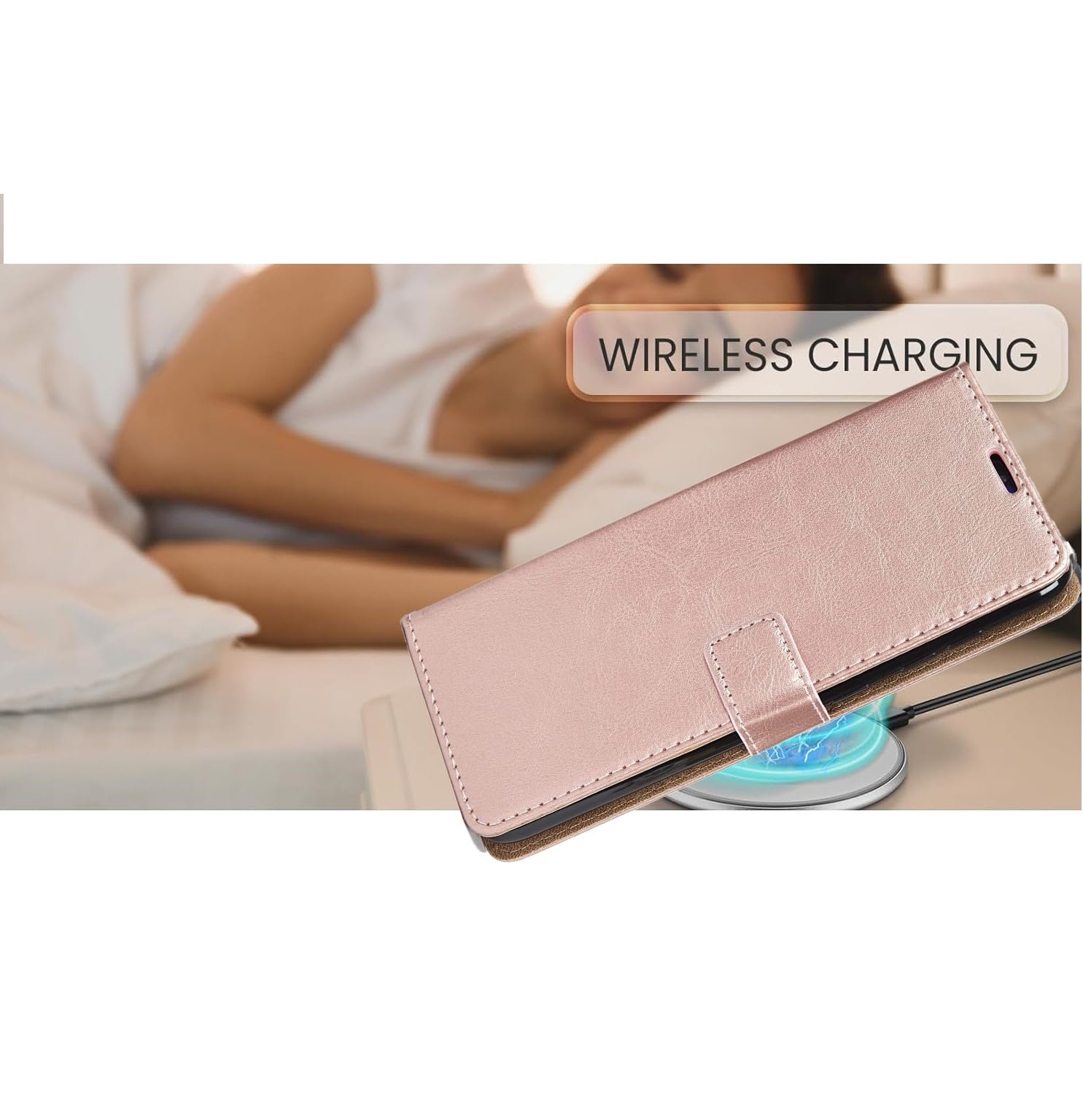 Knoowcase For Nokia C32 And C22 Flip Wallet Case - Shockproof With Card