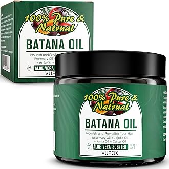 5-in-1 Batana Oil for Hair Growth | Liquid Blend with Rosemary, Amla, Castor, Jojoba Seed - 180mL (6.3 fl.oz)