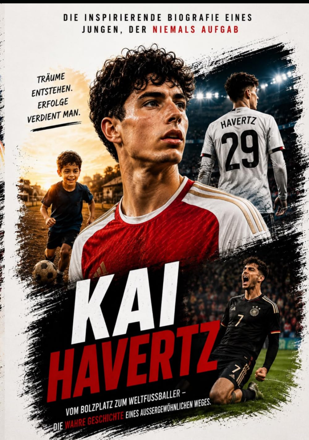 Kai Havertz (Kinderbuch Biografie): Die inspirierende Biografie eines Jungen, der niemals aufgab (Die Geschichten großer Fußballhelden - Kinderbücher Biografien von Fußballern)
