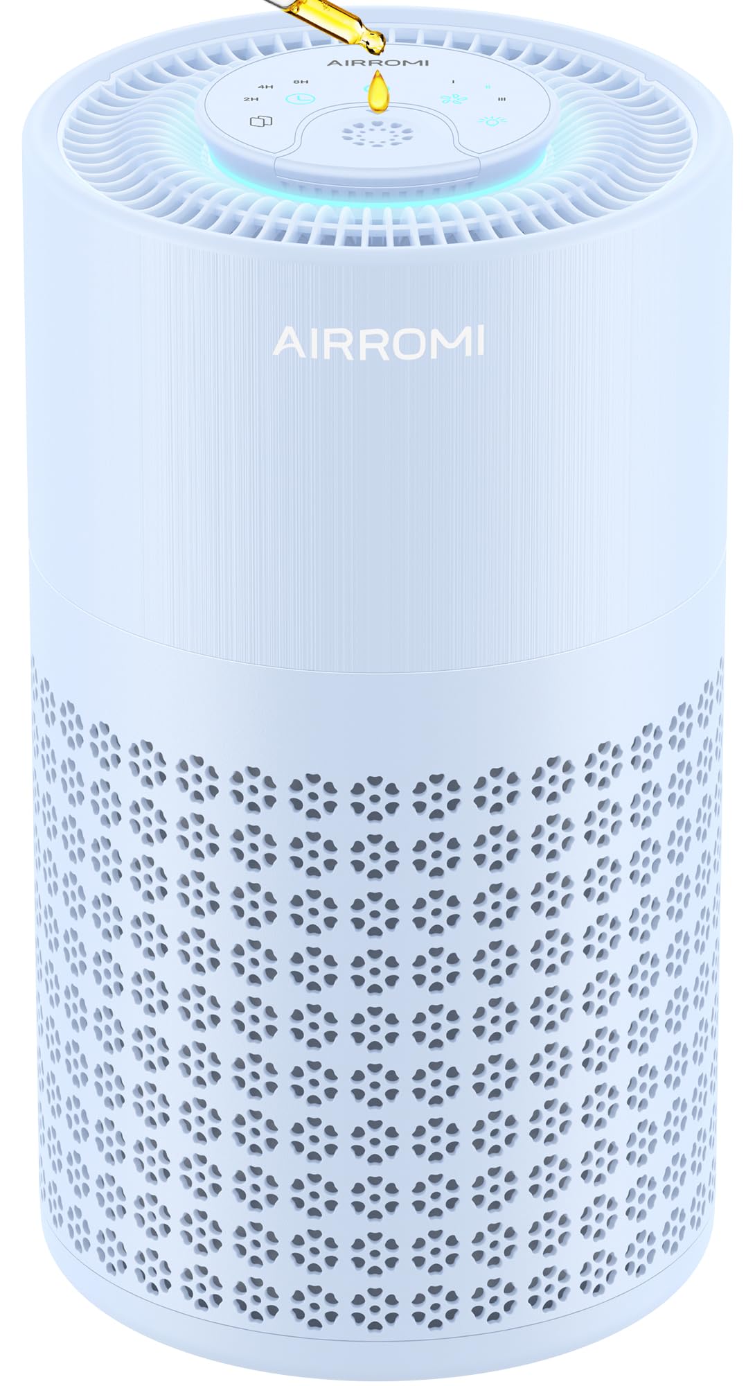 Air Purifier for Bedroom with HEPA 3-in-1 Filter, Pet Air Purifier for Home Cat Pee Smell, Covers Upto 990 Ft², Quiet 360° intake Air Cleaner for pet hair,allergies,Dust,Smoke A2001 Blue