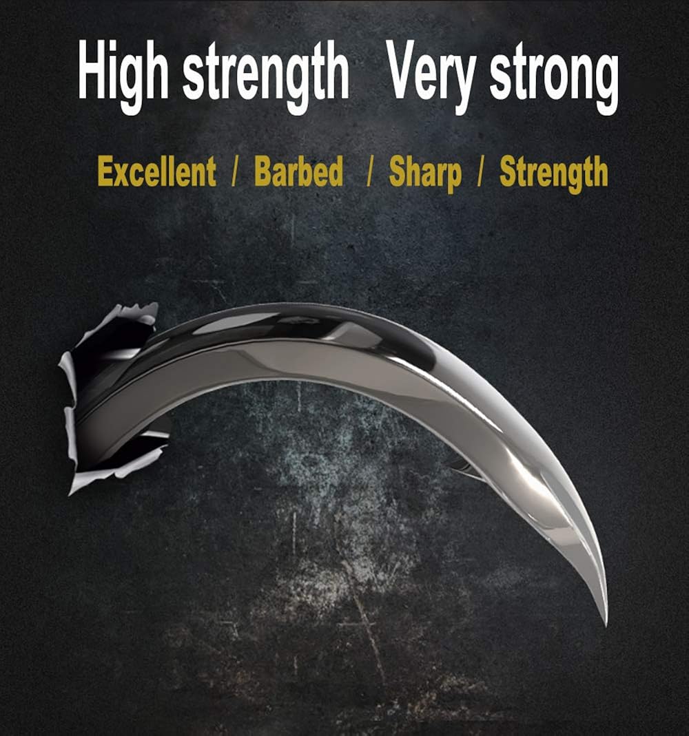 GuaziV Small Fishing Hooks Mono Line, Super Strong Sharp Fishing Hook Tie-in Nylon Fishing Line (Pack of 20) : Sports & Outdoors