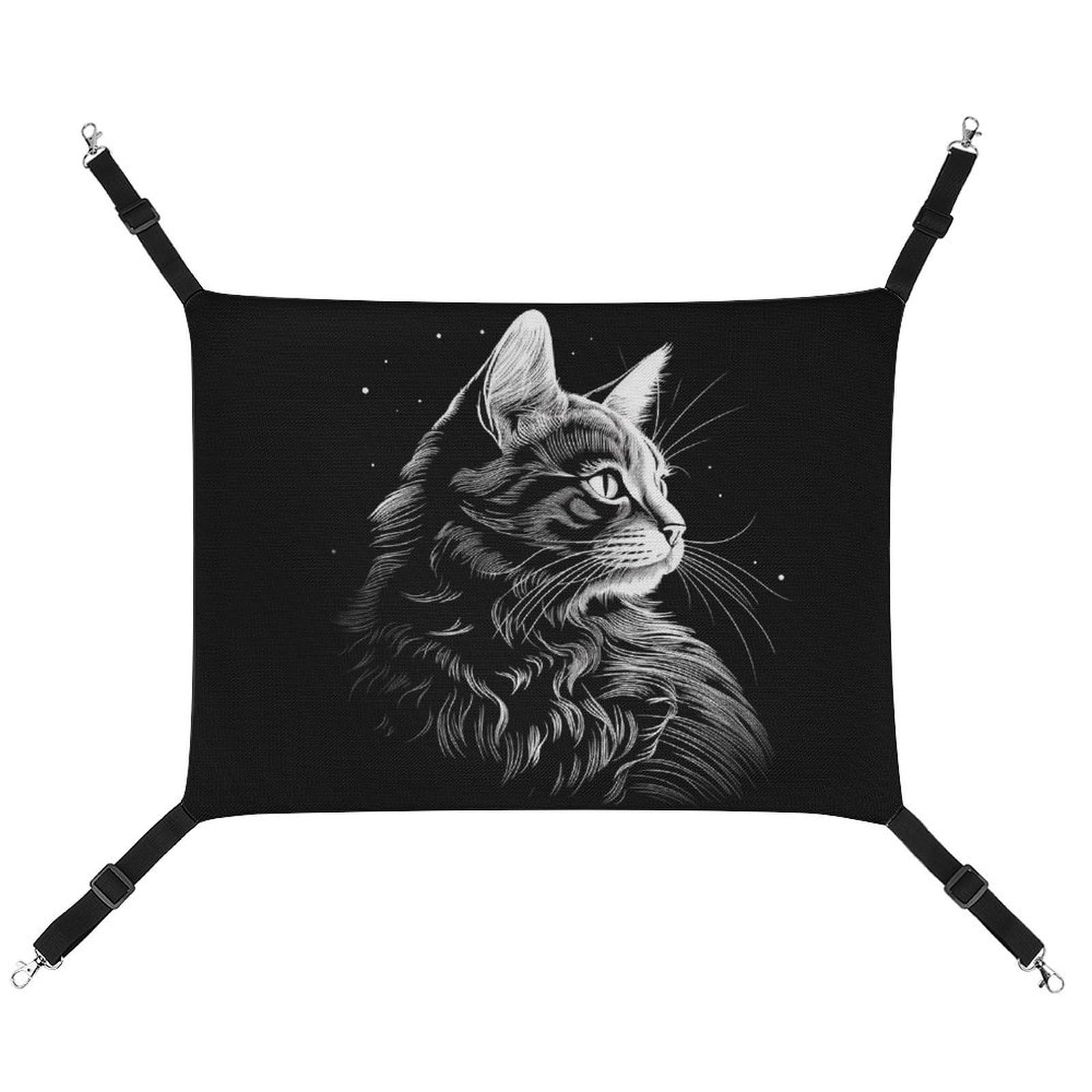 Hamac pour chat doux et respirant suspendu pour repos des chatons