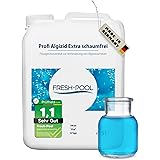 Fresh-Pool Profi Algizid Extra schaumfrei 5 Liter - Pool Algenmittel | Pool Algizid | Algenmittel | Algen entfernen | Algezid