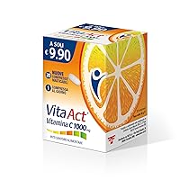 Vitamina C Act 1000mg, Integratore Alimentare in Compresse Masticabili, a base di Vitamina C – Confezione da 30 Compresse Masticabili