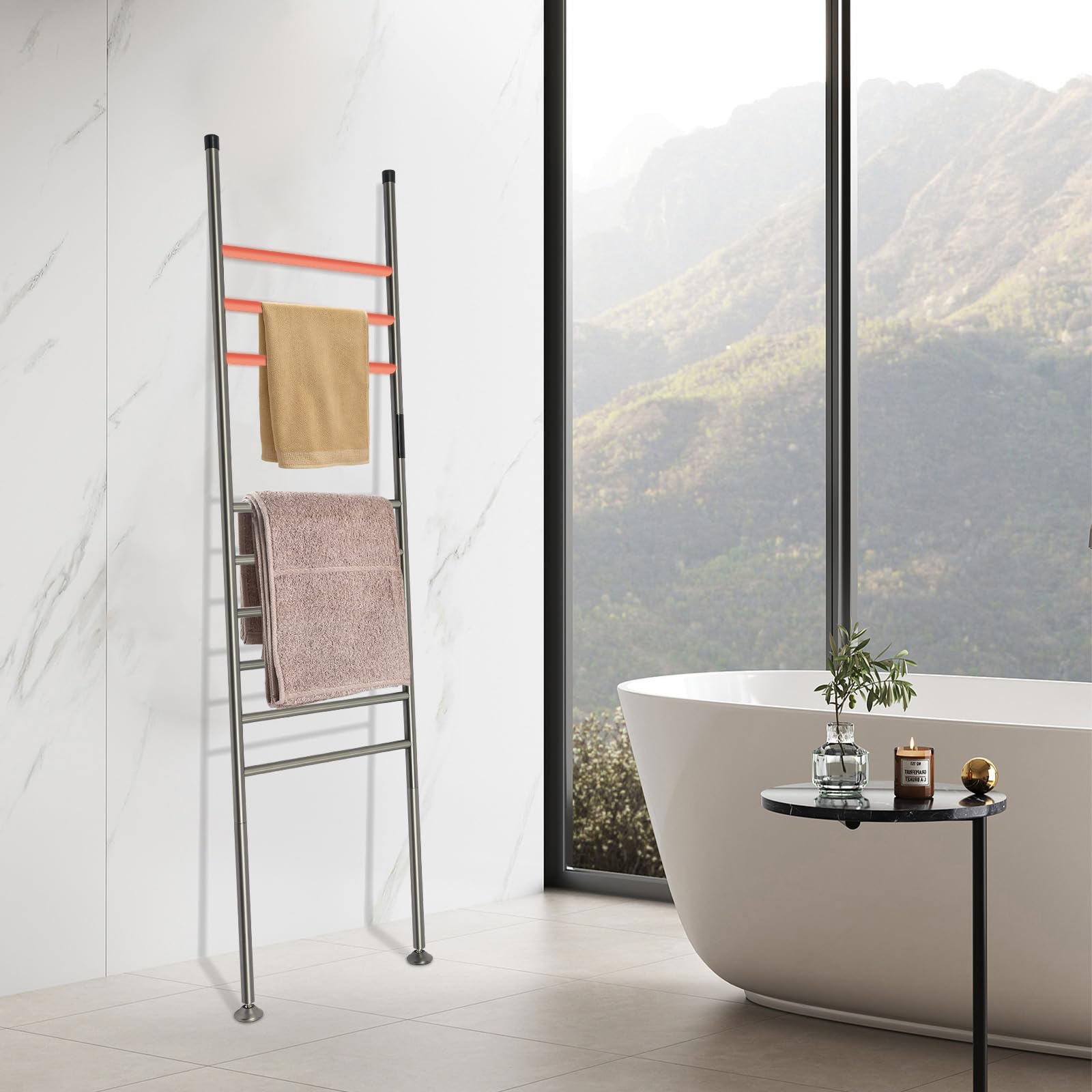 Sechetoalla eléctrico Warm Towel 150W – Secador de pie tipo escalera para toallas y sábanas de baño