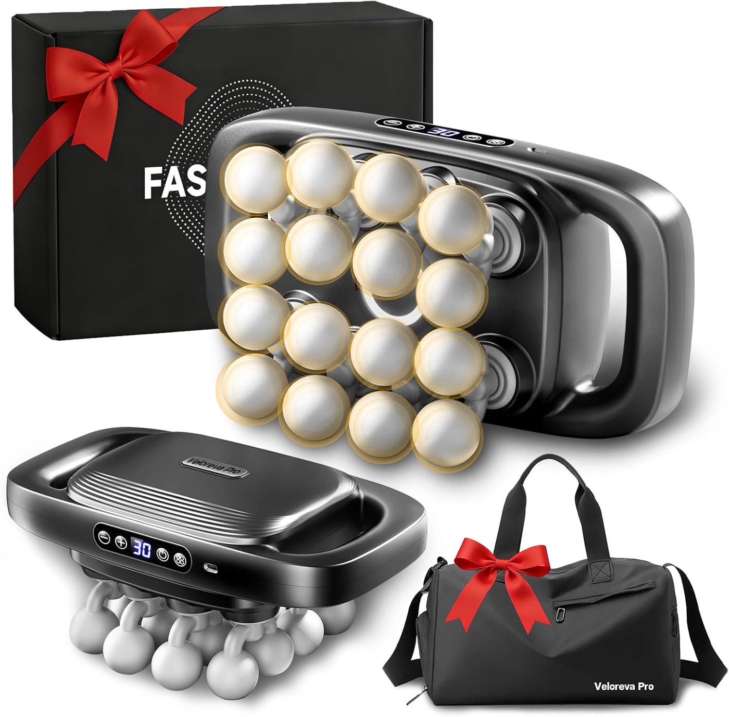 Massager.16 deep Tissue Massage Heads, 30 Speed Settings.Effectively relieves Shoulder,Neck, and Back Pain,Suitable for Families and sedentary Office Workers.