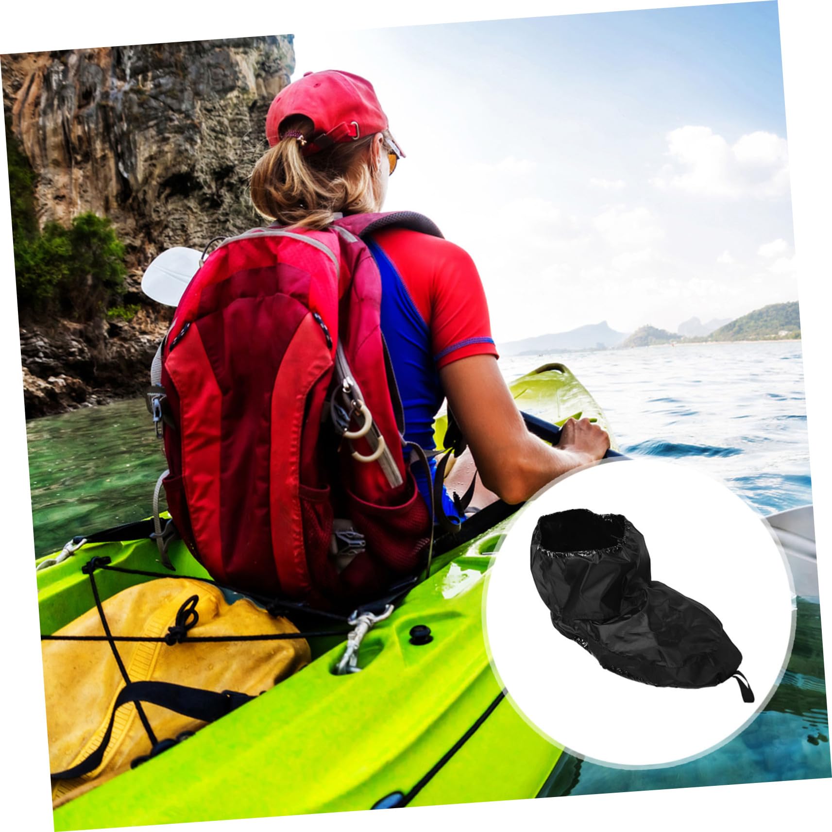 Kajak-spritzdecke Verstellbarer Sitzbezug Aus Nylon Für Kanu Spritzschutz Für Wassersport Abdeckung Für Kajaks Für Touren Und Manöver