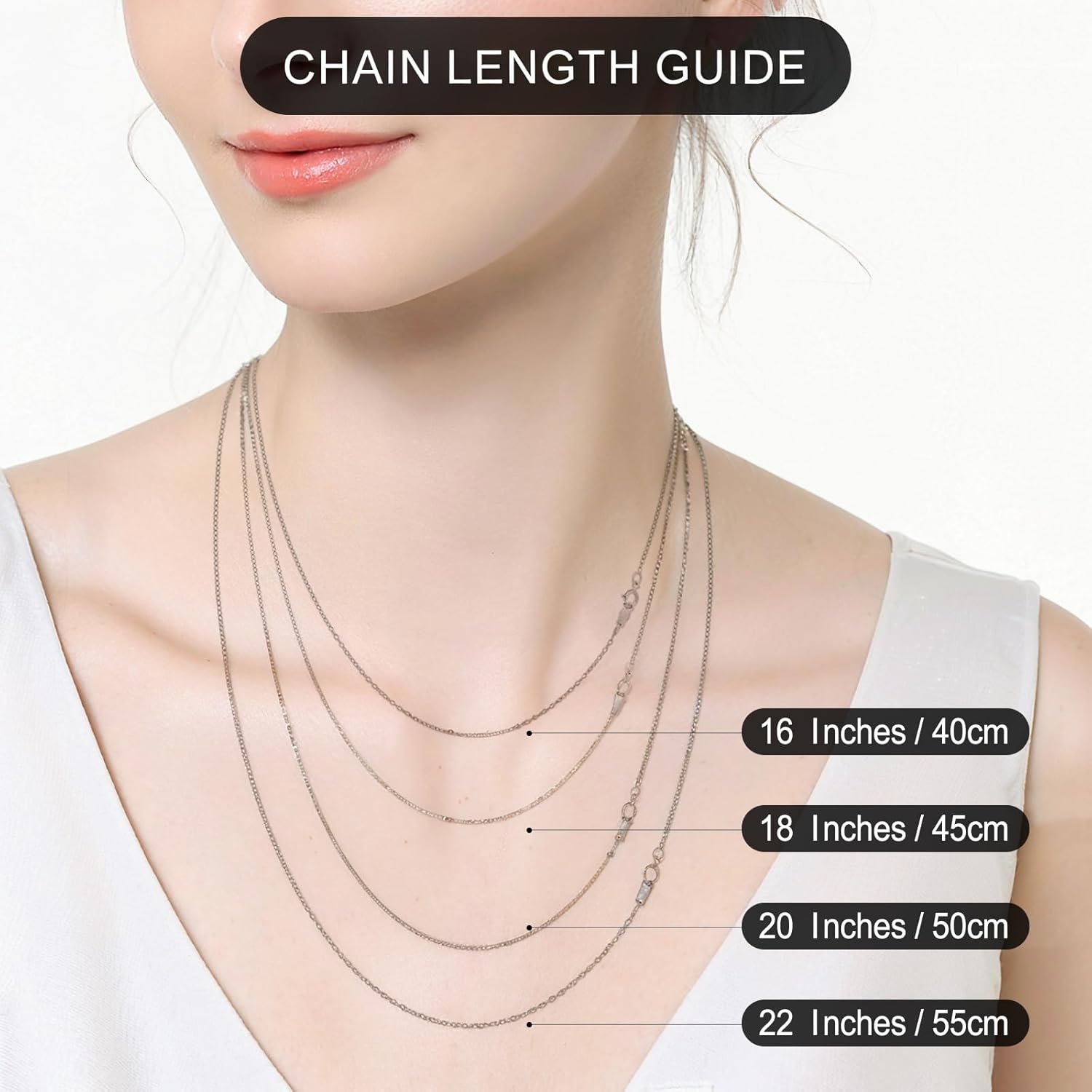 Milan Chiva Gold Pendant Necklace for Women 14K Dainty Charm Statement Chain Jewelry - Image 5