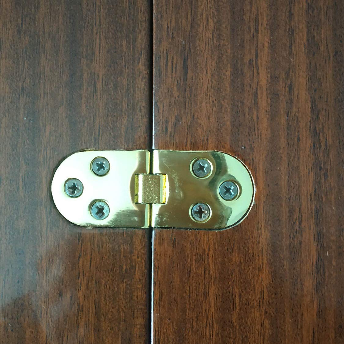 Scharnier für Tisch, Klapptisch, runde Kanten, 180 Grad, Klapptischscharniere für Schrank, Möbel, Küche, Schlafzimmer, Schrank, Hardware, 4 Stück (Weiß-Fruchtpfirsich5)