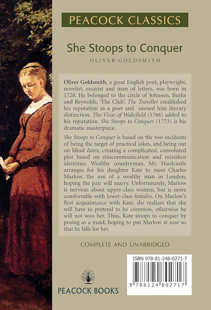 She Stoops to Conquer: Oliver Goldsmith: 9788124802717