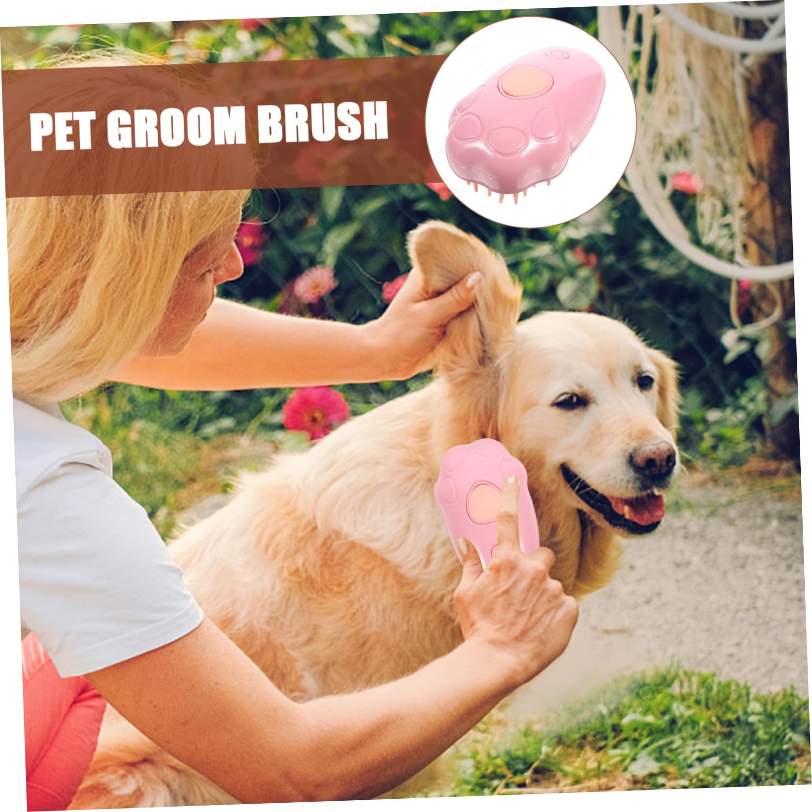 YARNOW 4 Juegos De Cepillo De Masaje De Vapor Para Gatos De Pelo Para Mascotas Cepillo Para Gatos Para Perros Para Baño Para Perros Para Baño Suministros