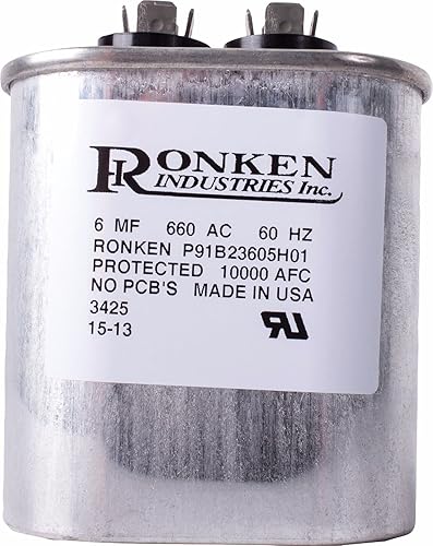 Performance Plus Carts Ronken Condensador de 36 voltios | 6 MFD #2390 | Compatible con modelos seleccionados de carrito de golf Electic Club Car,