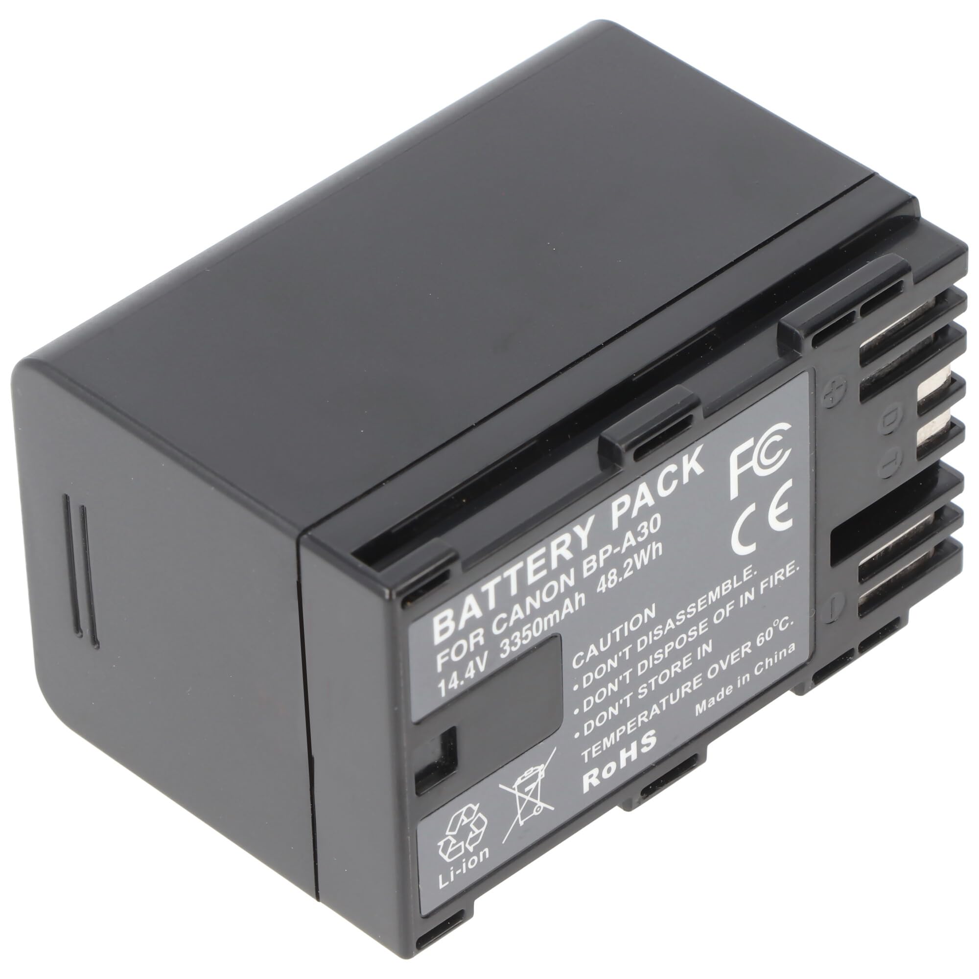 Batterie compatible avec Canon BP-A30 Li-Ion 14,4 V 3350 mAh